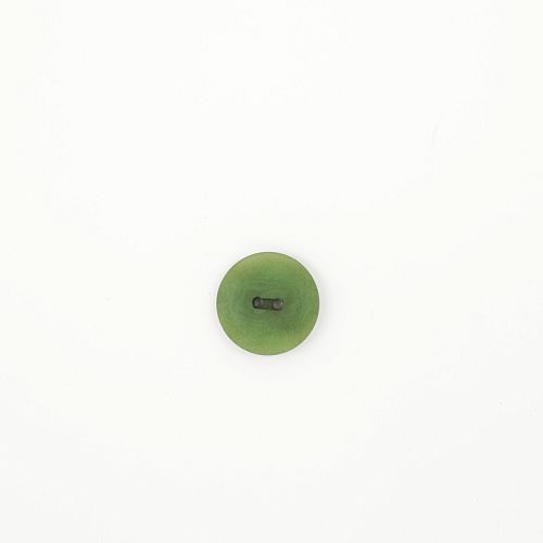 Bio Knopf Echt Steinnuss 20mm grün Olive satin matt