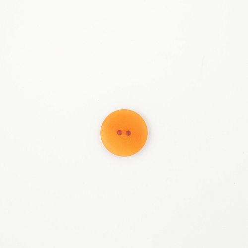 Bio Knopf Echt Steinnuss 20mm orange matt