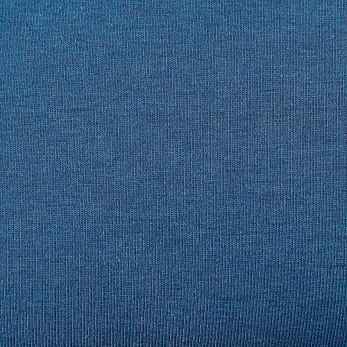 Bio Jersey Stoff uni indigo blau
