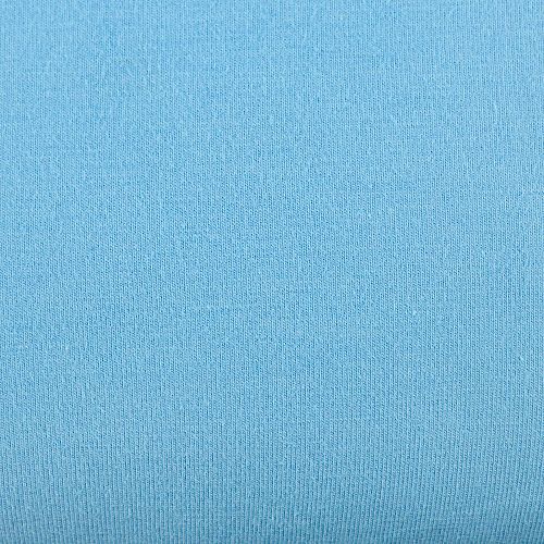 Bio Sommersweat French Terry uni himmelblau