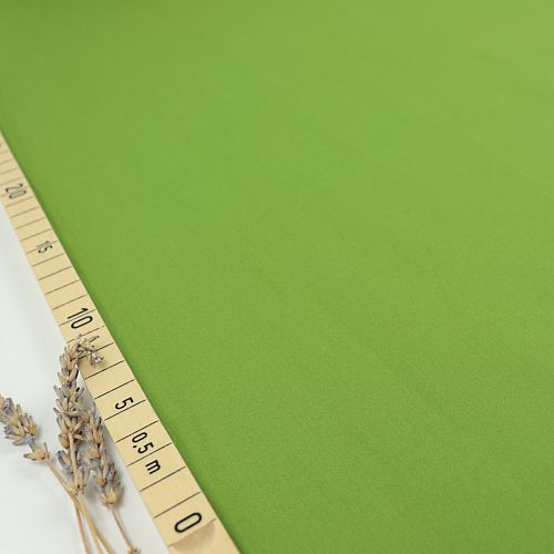 Uni Bio Popeline Candy Cotton in Green von Verhees