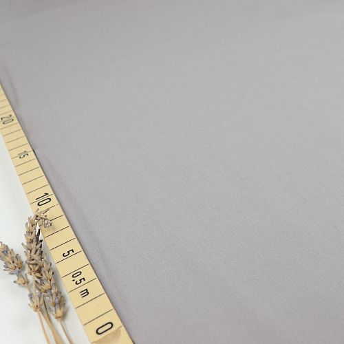 Uni Bio Popeline Candy Cotton in Grey von Verhees