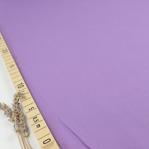 Uni Bio Popeline Candy Cotton in Lilac von Verhees