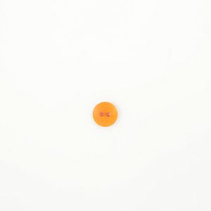 Bio Knopf Echt Steinnuss 12mm orange matt