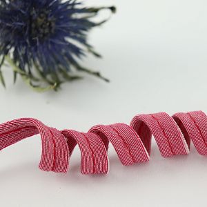 Bio Paspel Kirschblüten Rot aus 100% Bio-Baumwolle AMANDINE CHA