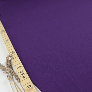 Uni Bio Popeline Candy Cotton in Purple von Verhees